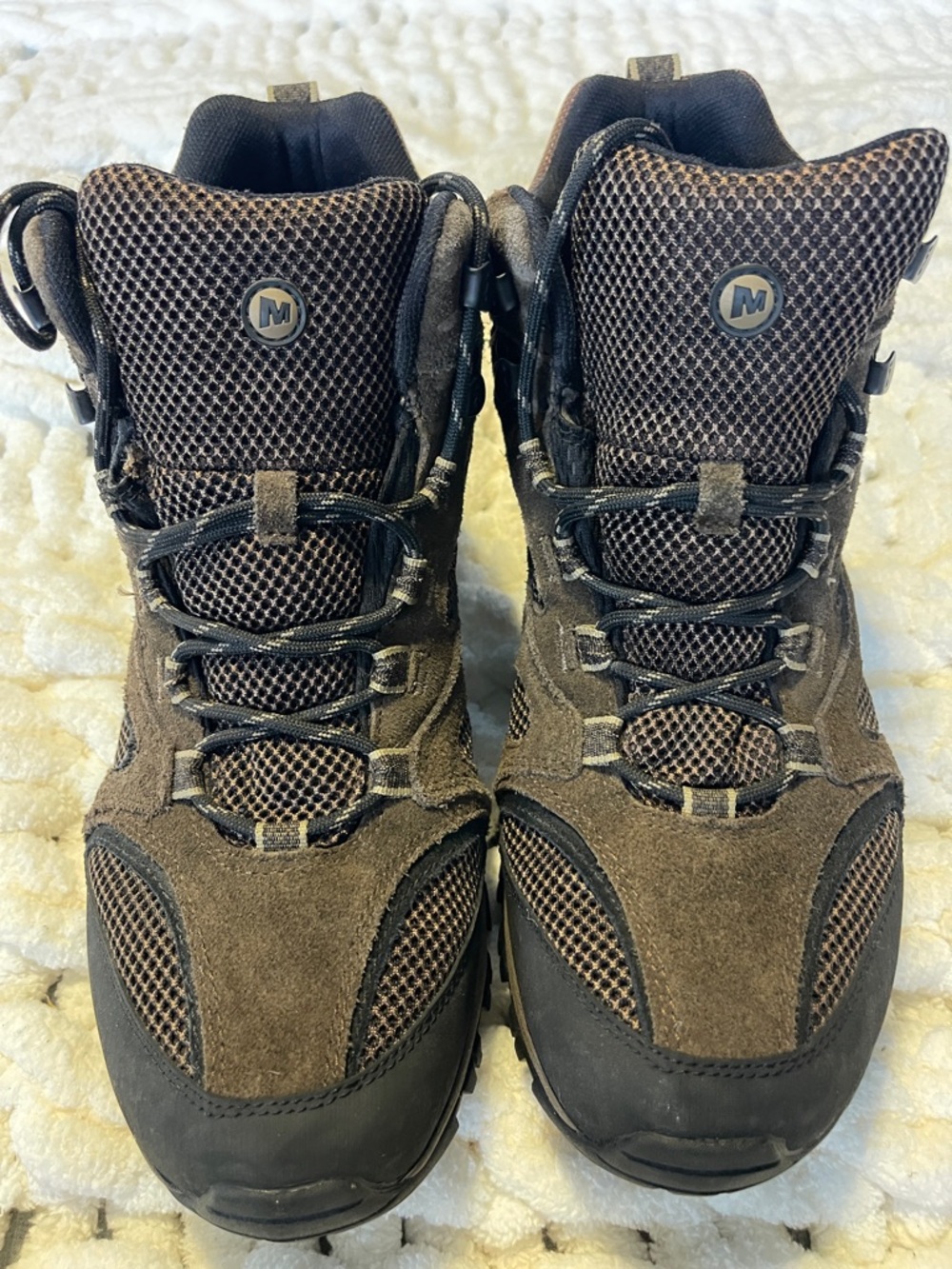 Merrell Men's Brown and Black Waterproof Hiking Boots size 11.5 - Picture 4 of 4